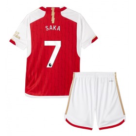 Arsenal Bukayo Saka #7 Heimtrikot 2023-24 Kurzarm (+ kurze hosen)